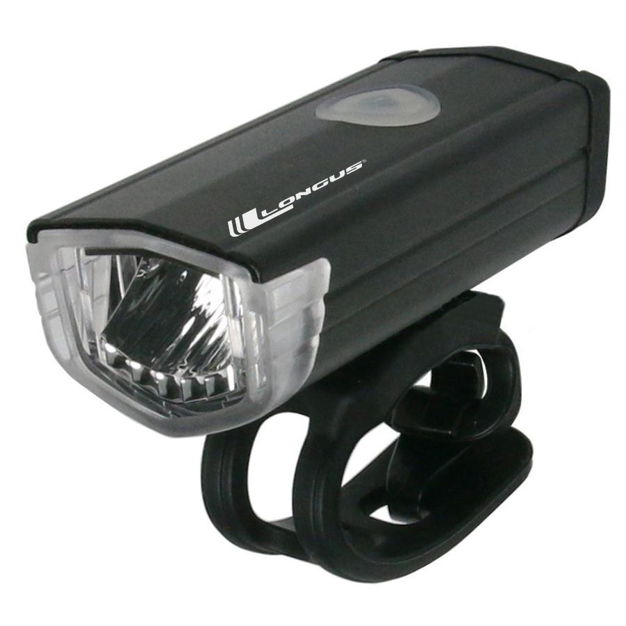 Oświetlenie rowerowe Longus front AL 3W 200Lm 3fce USB