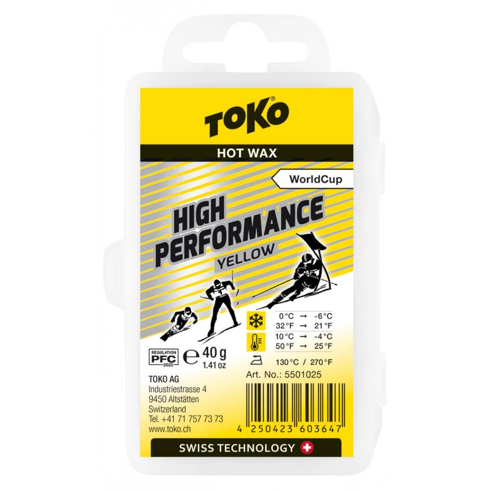 Toko High Performance Hot Wax yellow 40g