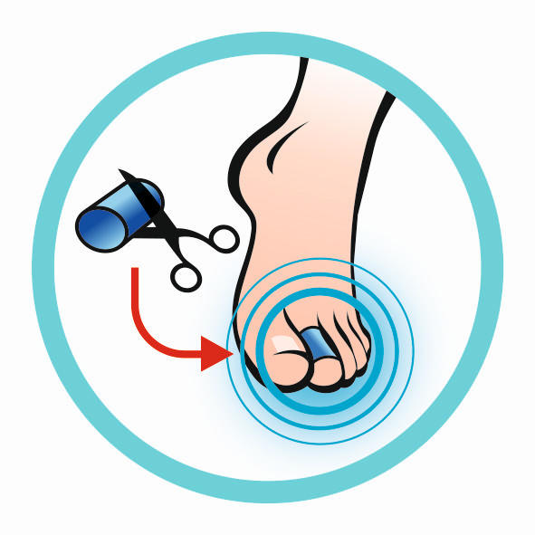 Przybory ortopedyczne Sidas Gel Toe Wrap 