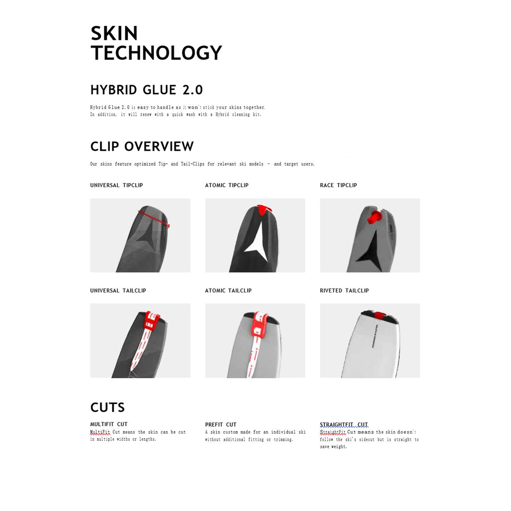 Skialp akcesoria Atomic Race Skin 65