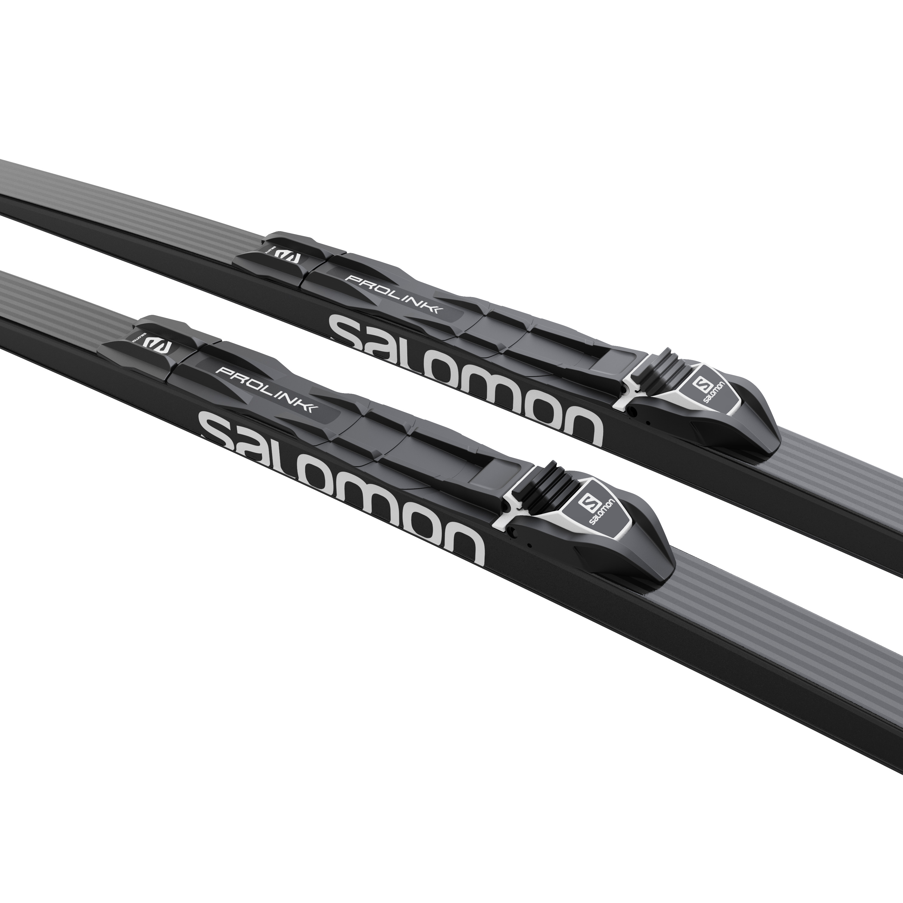 Biegówki Salomon Aero Grip Junior + binding (Prolink Access)