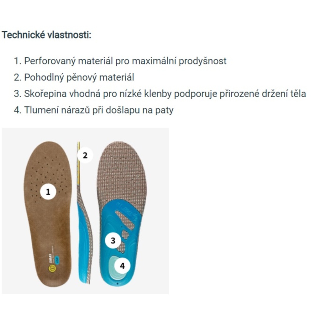 Przybory ortopedyczne Sidas 3Feet Outdoor Low
