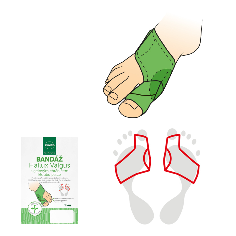Sidas Bandage Hallux Valgus Gel Protector