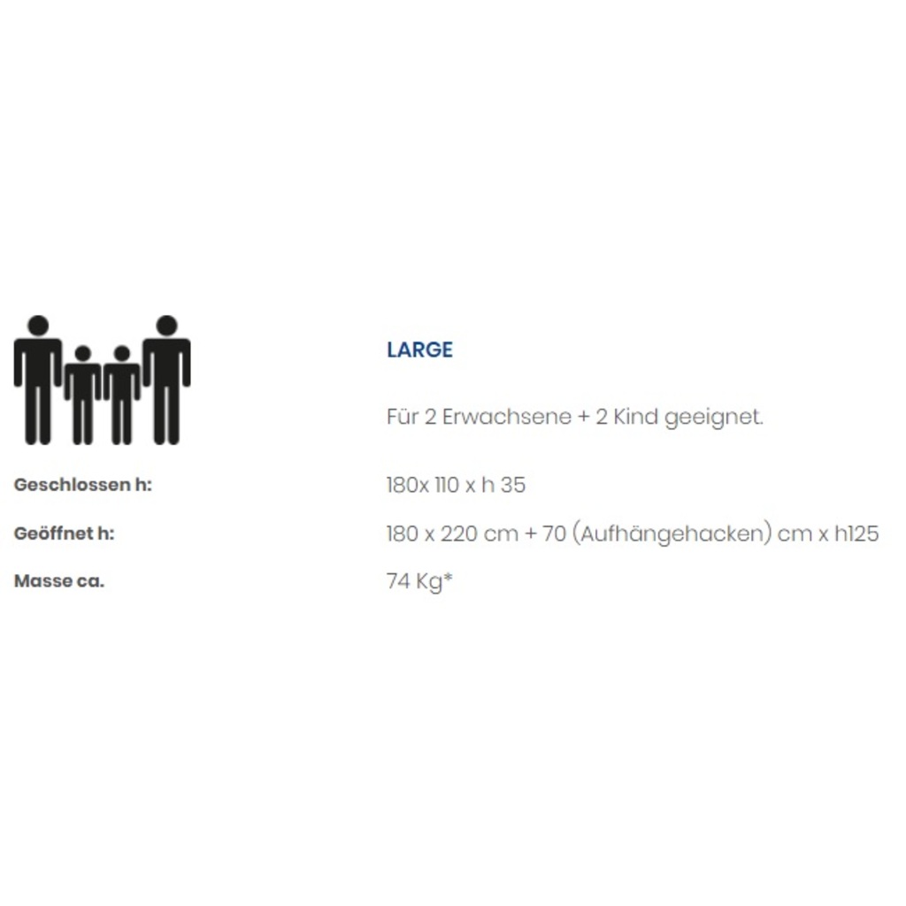 Namioty dachowe Autohome Overzone Standard Set-Up