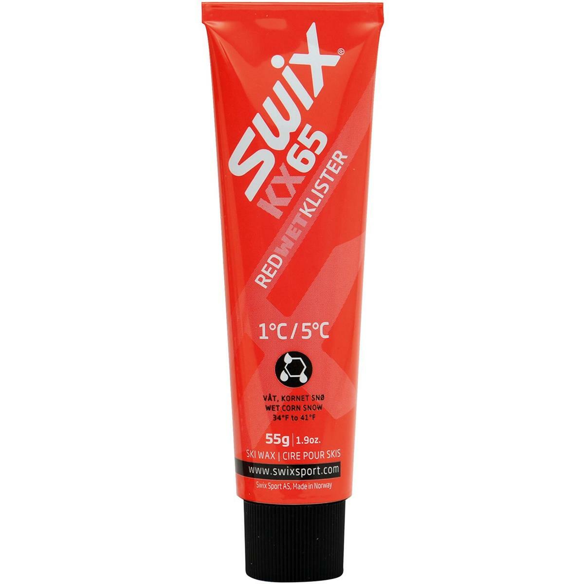 Woski do chodzenia Swix KX65 Red Klister +1°C/+5°C, 55g