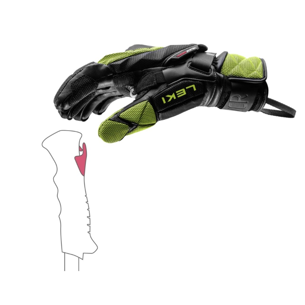 Rękawice narciarskie Leki WCR Venom GS 3D