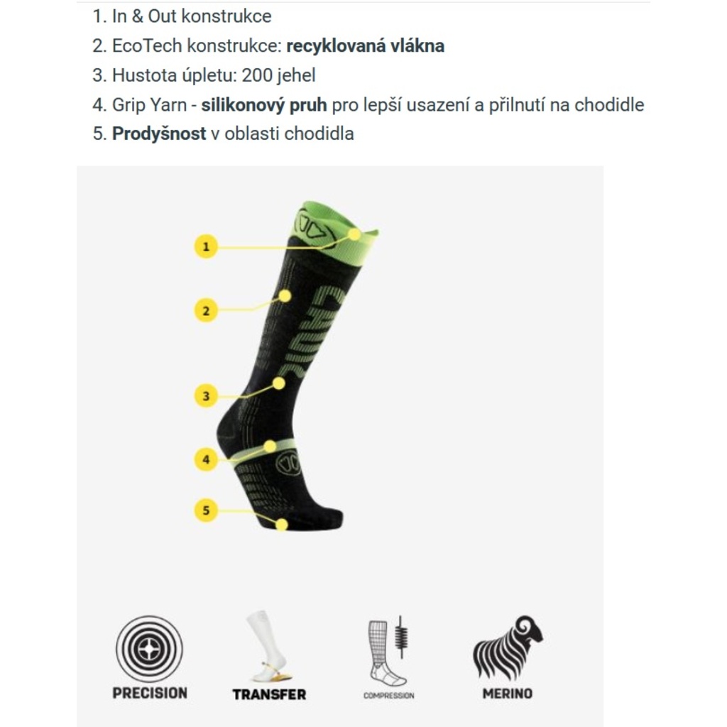 Skarpety Sidas Ski Ultrafit 