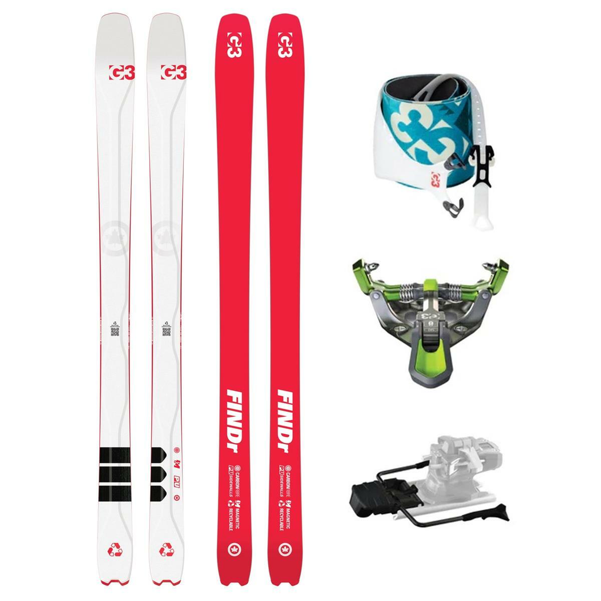 Skialp narty G3 FINDr R3 94 + Skins