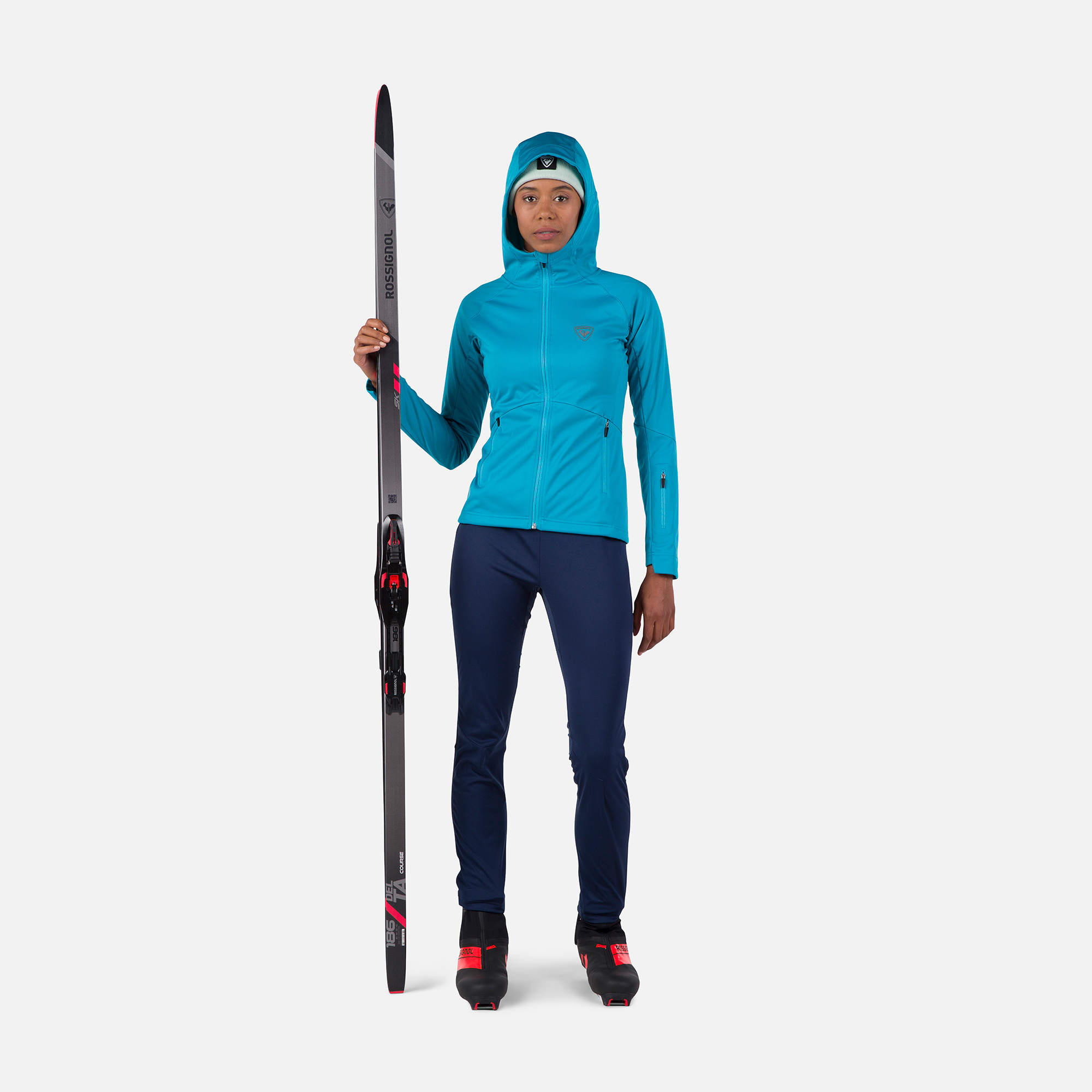 Kurtki biegowe Rossignol Apparel  W Genetys Hood JKT
