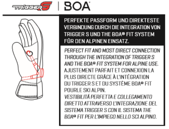 TRIGGER S BOA® FIT SYSTEM